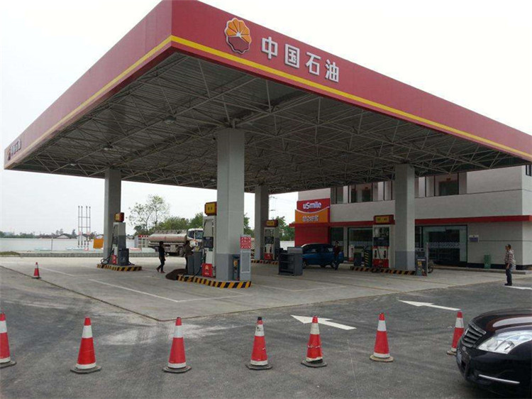 丹江口加油站钢结构网架案例20
