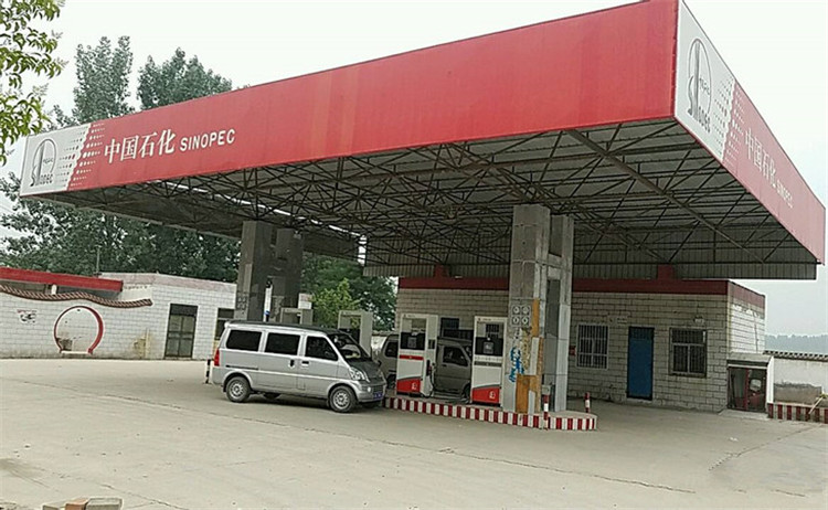 丹江口加油站钢结构网架案例5